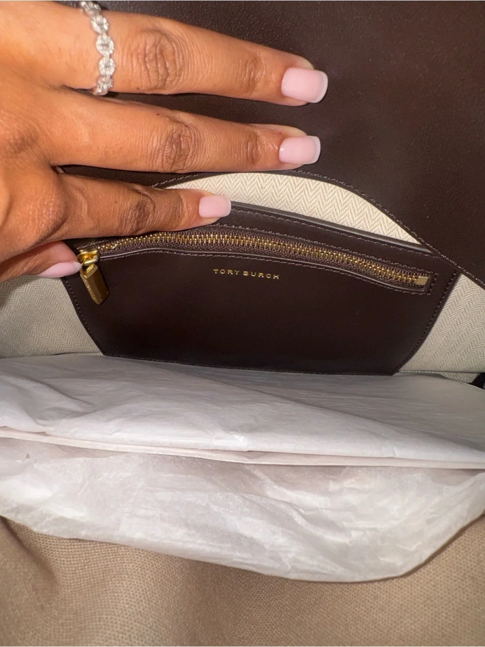 Lee Radziwill Shearling Double Bag